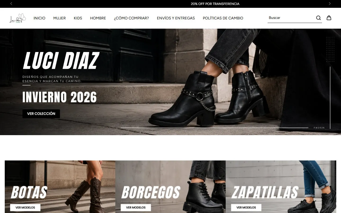 Tienda Luci Díaz, zapatos para mujer