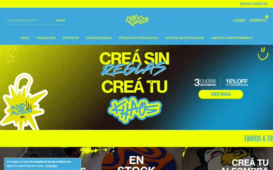 Tienda online de Khaos Tufting, creada por Olyris