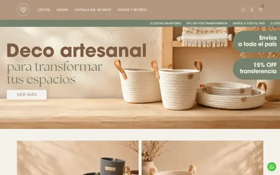 Tienda online de Mi Mejor Versión, creada por Olyris