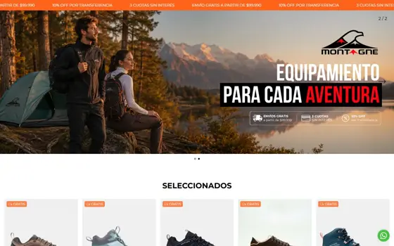 Tienda online de Tacos Shoes, creada por Olyris